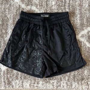 Kill Crew Athletic Shorts Black Flame